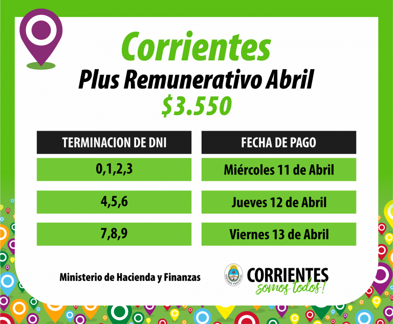 PAGOS 2018 abril plus remunerativo