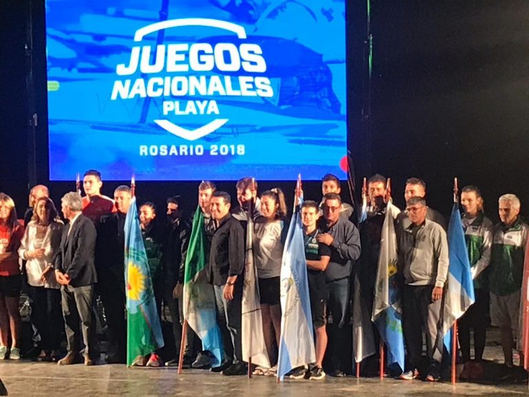 terrile en la apertura de los juegos de playa