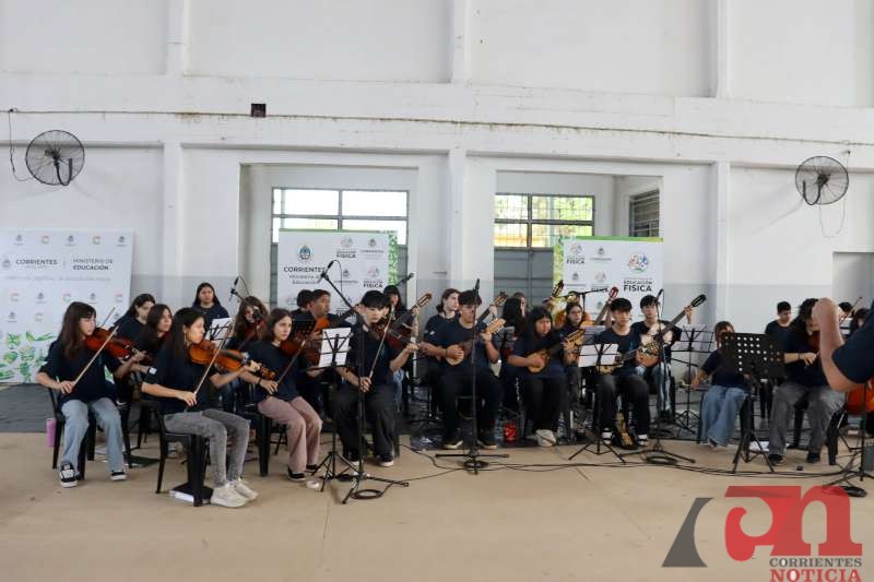 Alumnos correntinos participaron del 1° Encuentro de Música Infancias y Juventudes